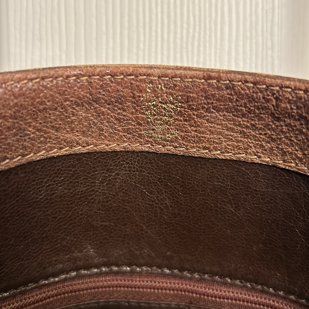 Vintage Gucci Supreme Beige Brown Fabulous Tote Bag Leather Handle Gold Accents - Picture 6 of 16